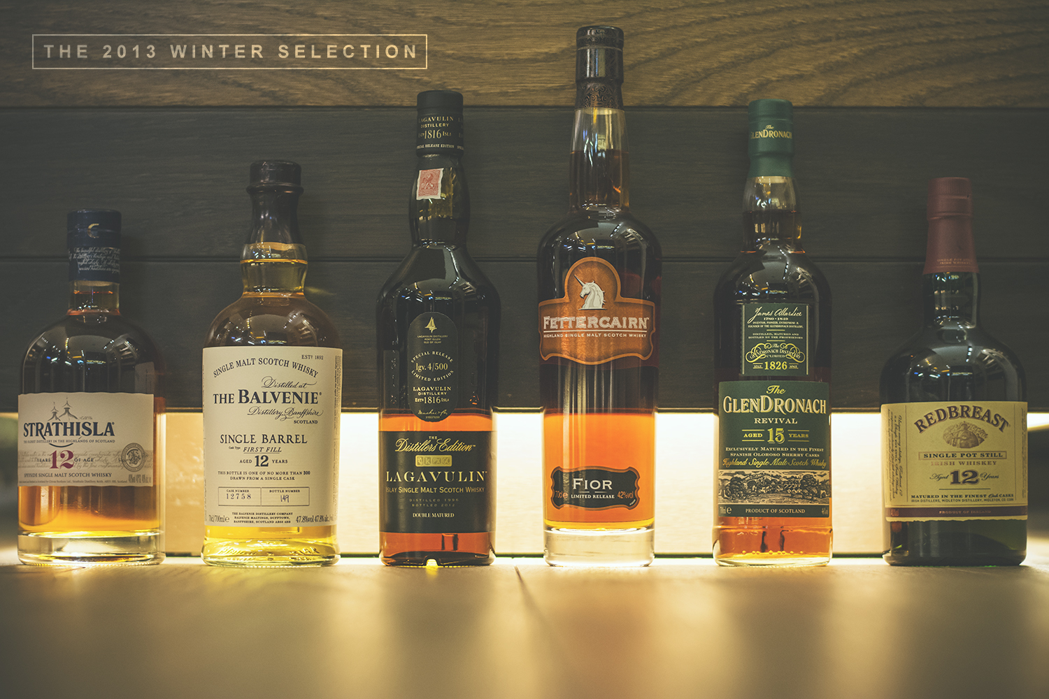 winter whisky selection