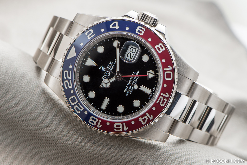 rolex gmt master ii pepsi bezel price