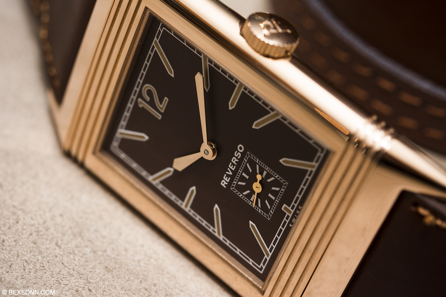 grande reverso ultra thin 1931 chocolate dial