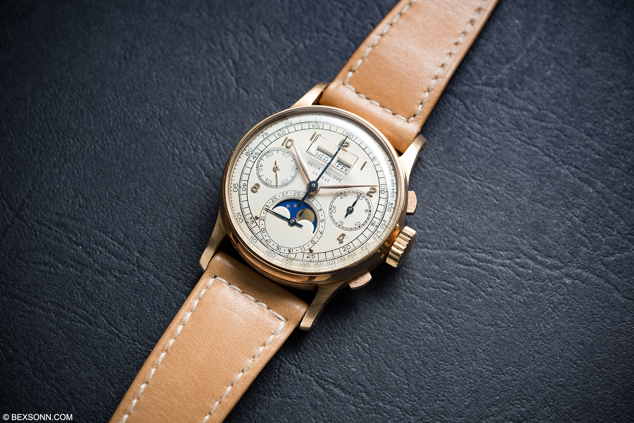 Patek 1518 sales rose gold
