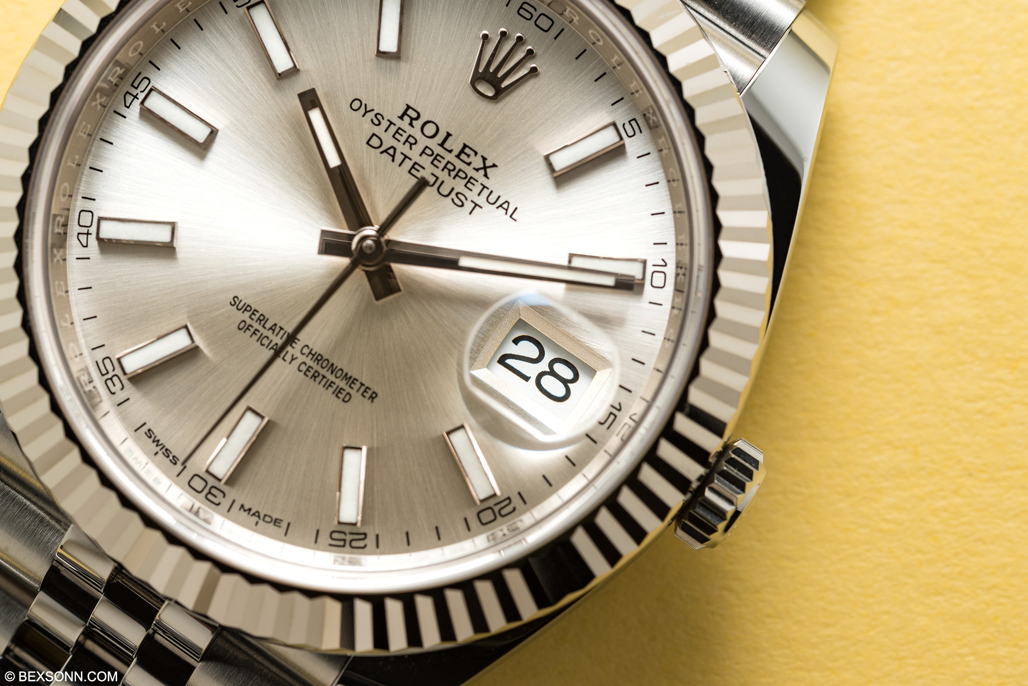 silver datejust 41