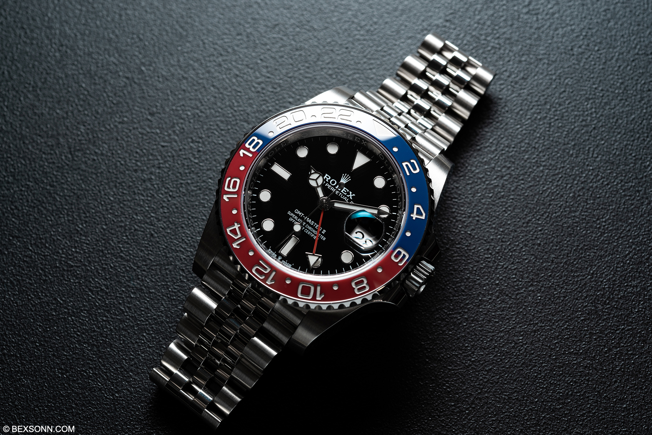 rolex gmt pepsi steel