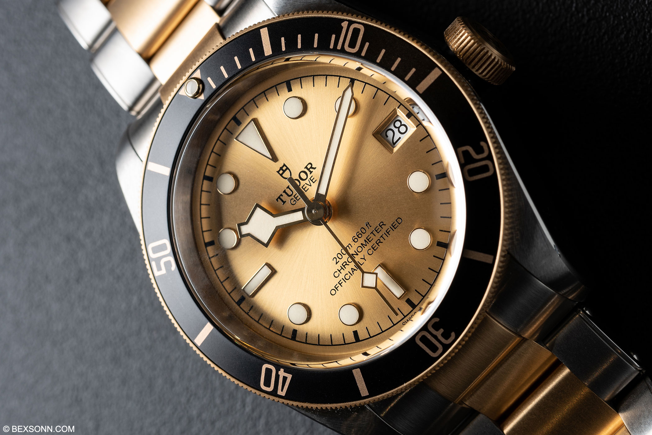 The Tudor Heritage Black Bay Steel Gold With Champagne Dial Bexsonn