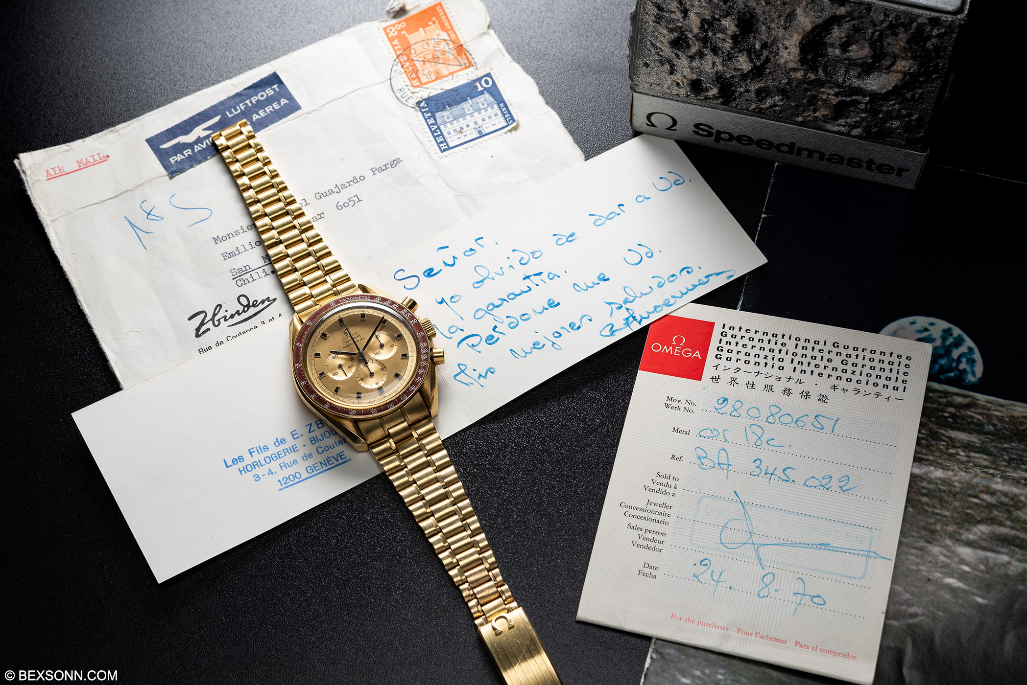 speedmaster apollo 11 gold