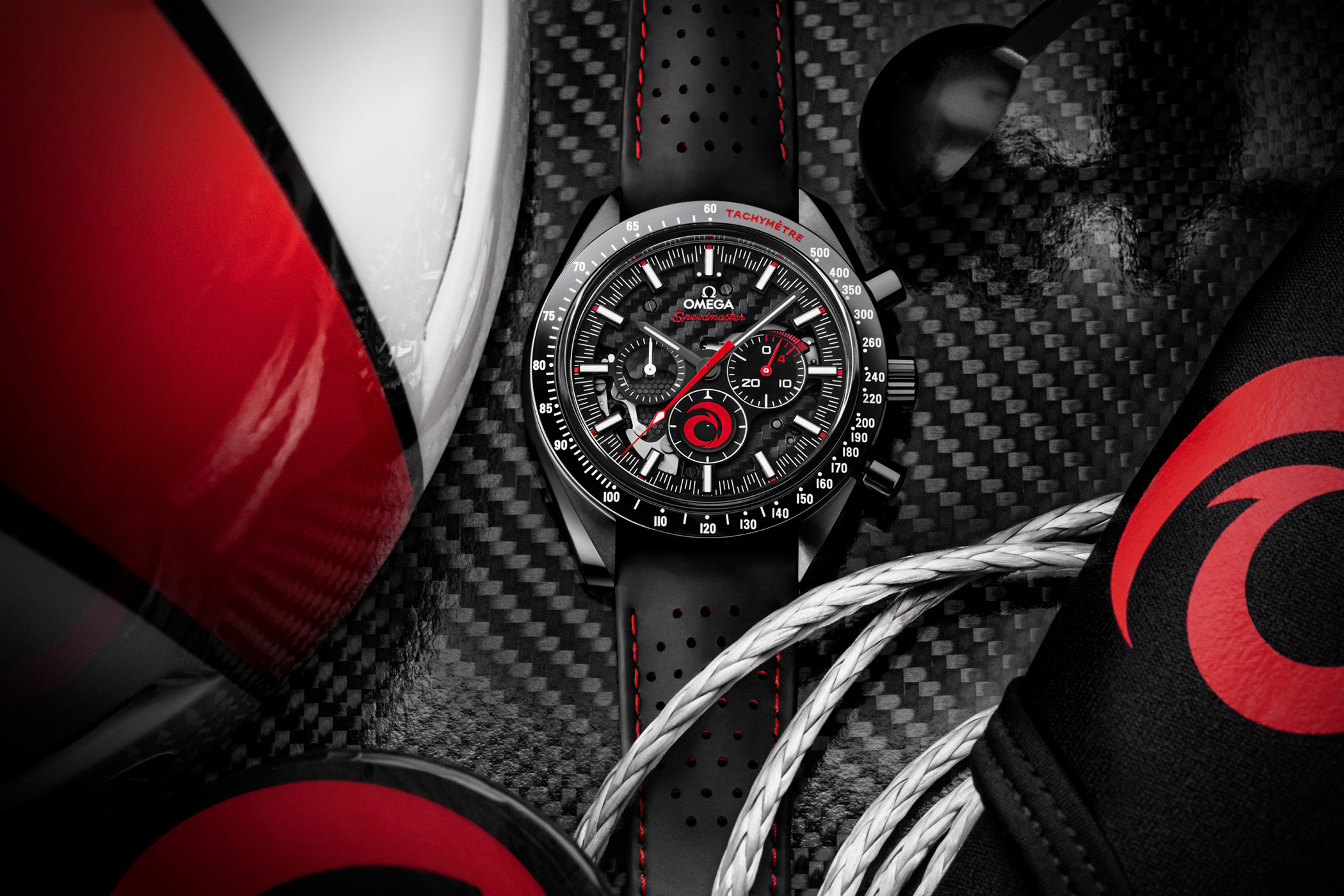 The New Omega Speedmaster Dark Side of 